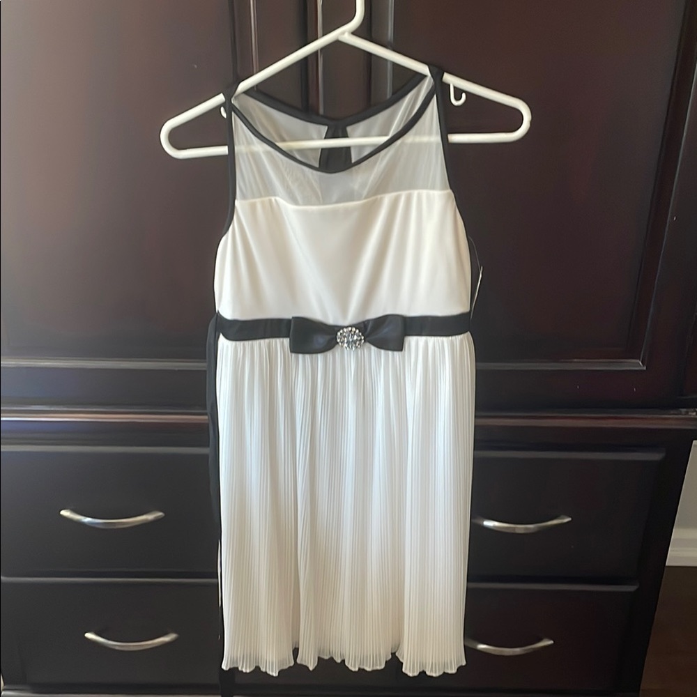 Ruby Rox Kids Formal Dress - Black and White